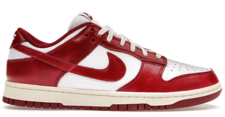 Nike Dunk Low PRM Vintage Team Red (Women's)