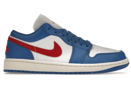 Jordan 1 Low Sport Blue Gym Red (Women's)